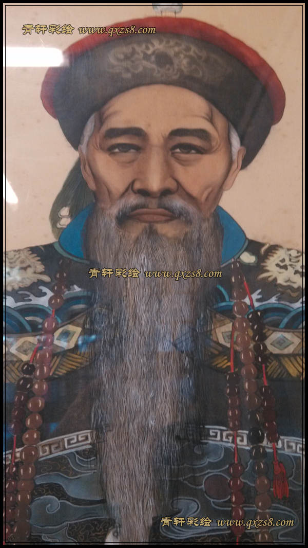 工筆畫(huà)頭部高清局部