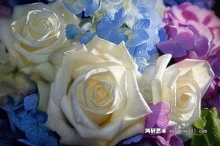 寫實花卉畫